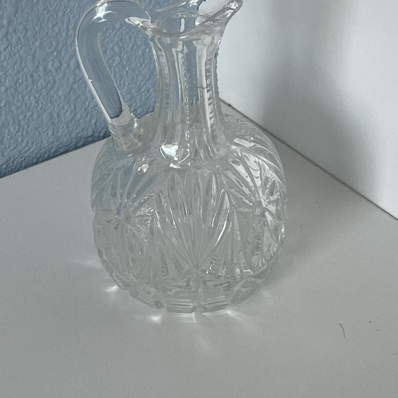 Cruet w/o stopper Zippered Feathered Medallion Snow Star - Picture 6 of 7